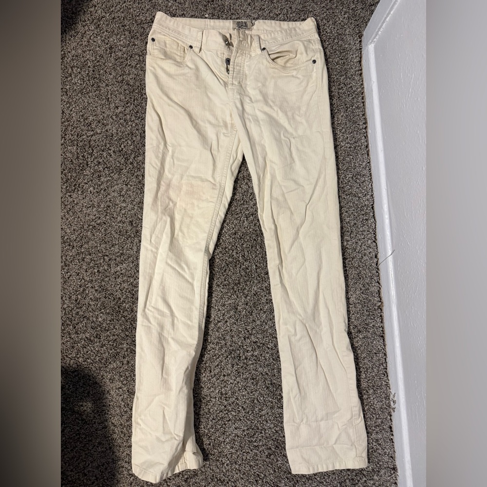 Juicy Couture Off White Straight Leg Pants